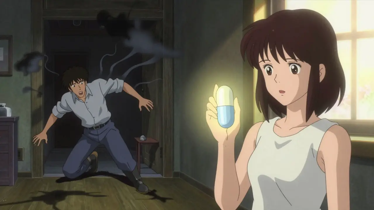 Contrasting effects of first and second-generation antihistamines